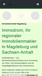 Mobile Screenshot of immodrom.de